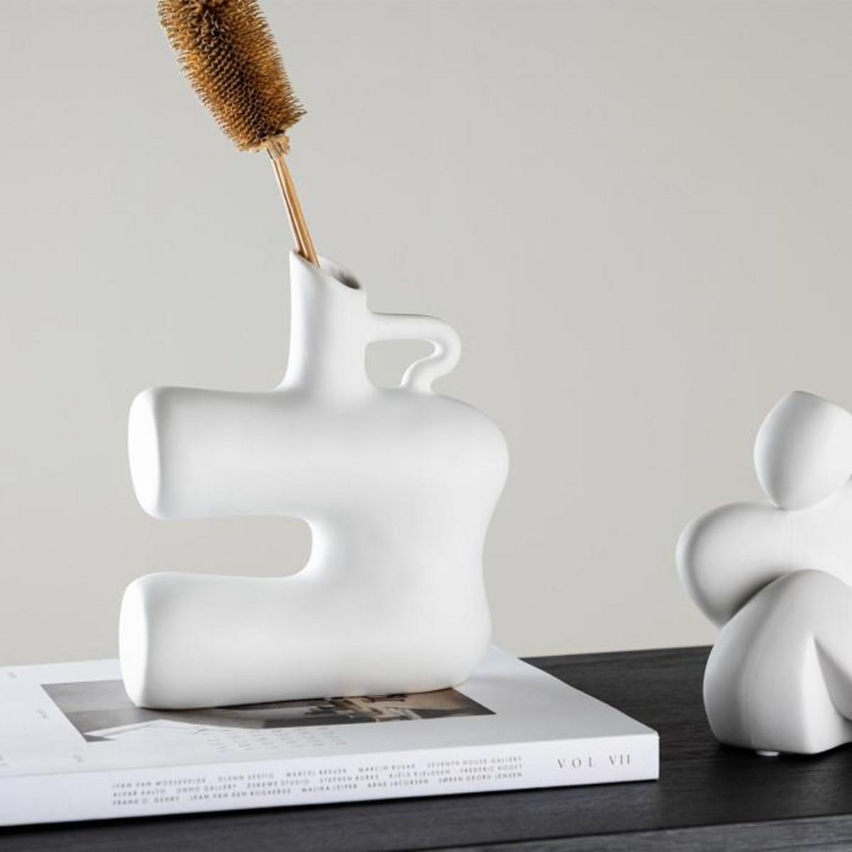 Paris Prix Vase Design en Céramique  Dity  19cm Blanc