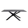 Voir la diapositive 2 : Paris Prix Table à Manger  Piazza  180cm Gris & Noir