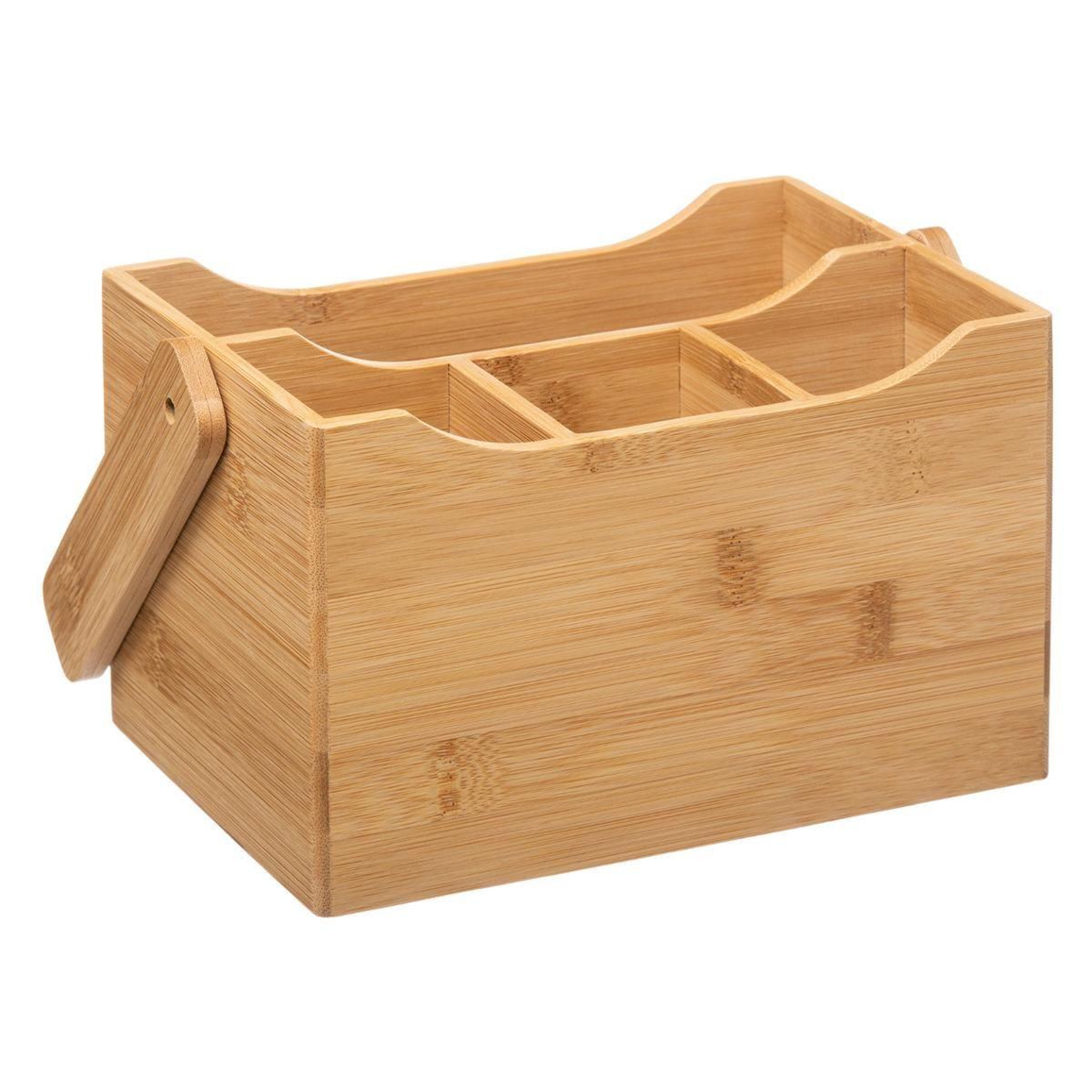 Voir la diapositive 2 : FIVE Range-couvert & poignée  bambou  22cm naturel