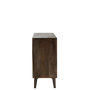 Voir la diapositive 4 : Paris Prix Commode 6 Tiroirs en Bois  Circle  99cm Marron Foncé