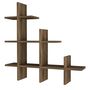 Voir la diapositive 4 : TOILINUX Etagère murale en bois NOE - Marron
