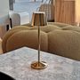 Voir la diapositive 5 : Lumisky Lampe de table sans fil EMILY Doré Aluminium H20cm