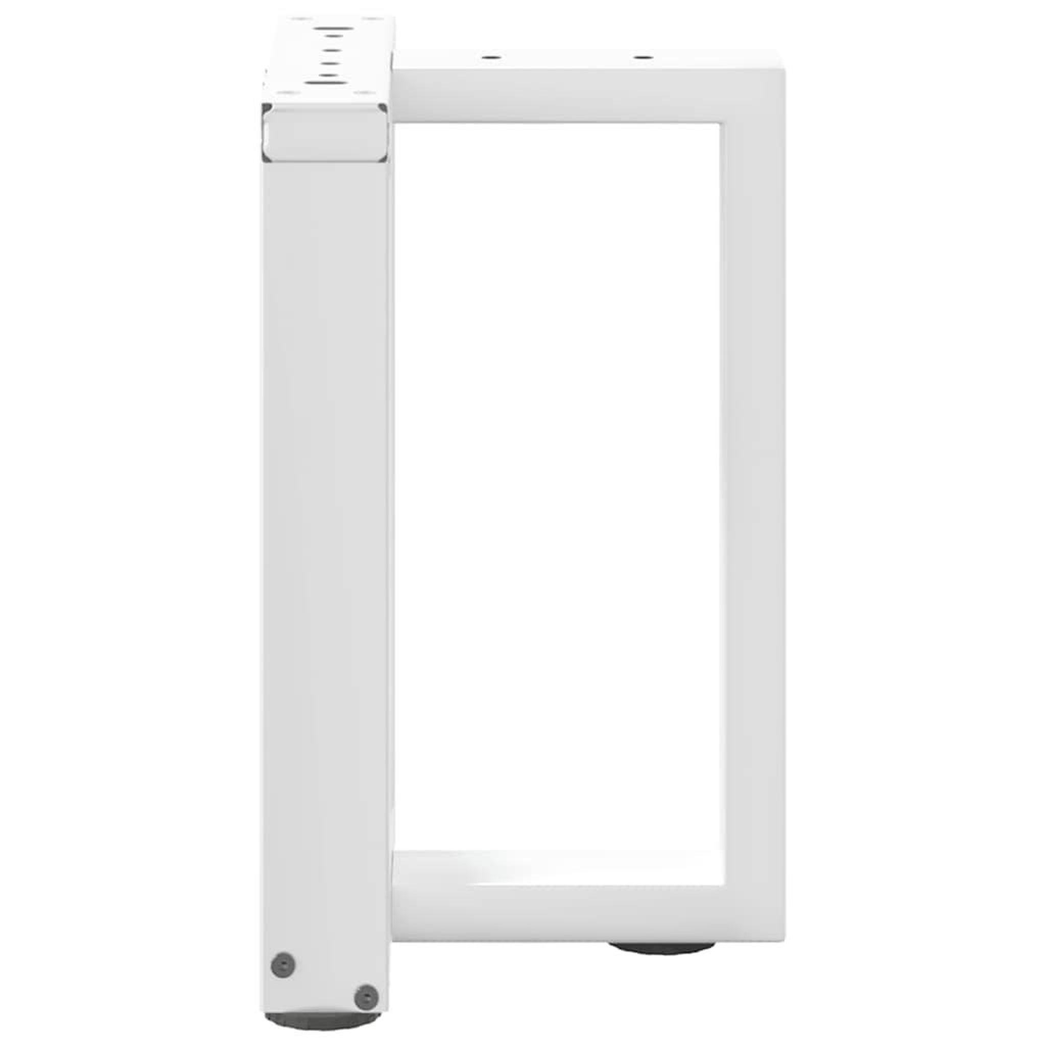 Voir la diapositive 5 : VIDAXL Pieds de table basse forme de T 2 pcs 28x25x(42-43) cm acier