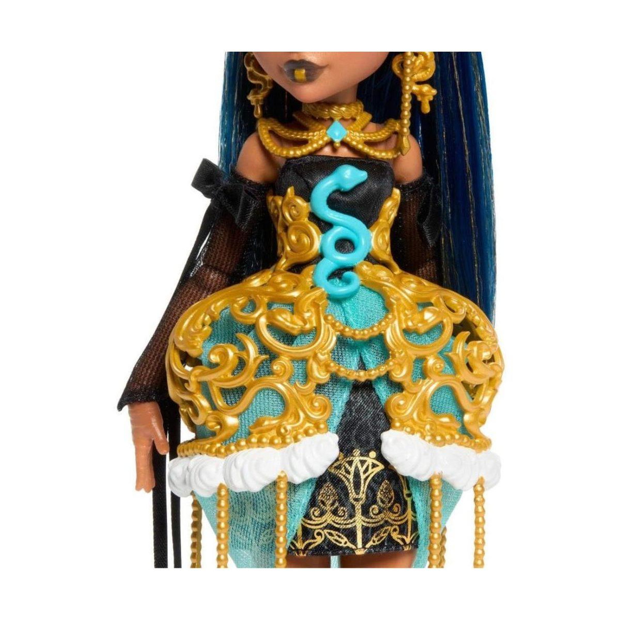 Voir la diapositive 3 : MATTEL Poupée monster high  jbg76 scary sweet birthday - cleo de nile