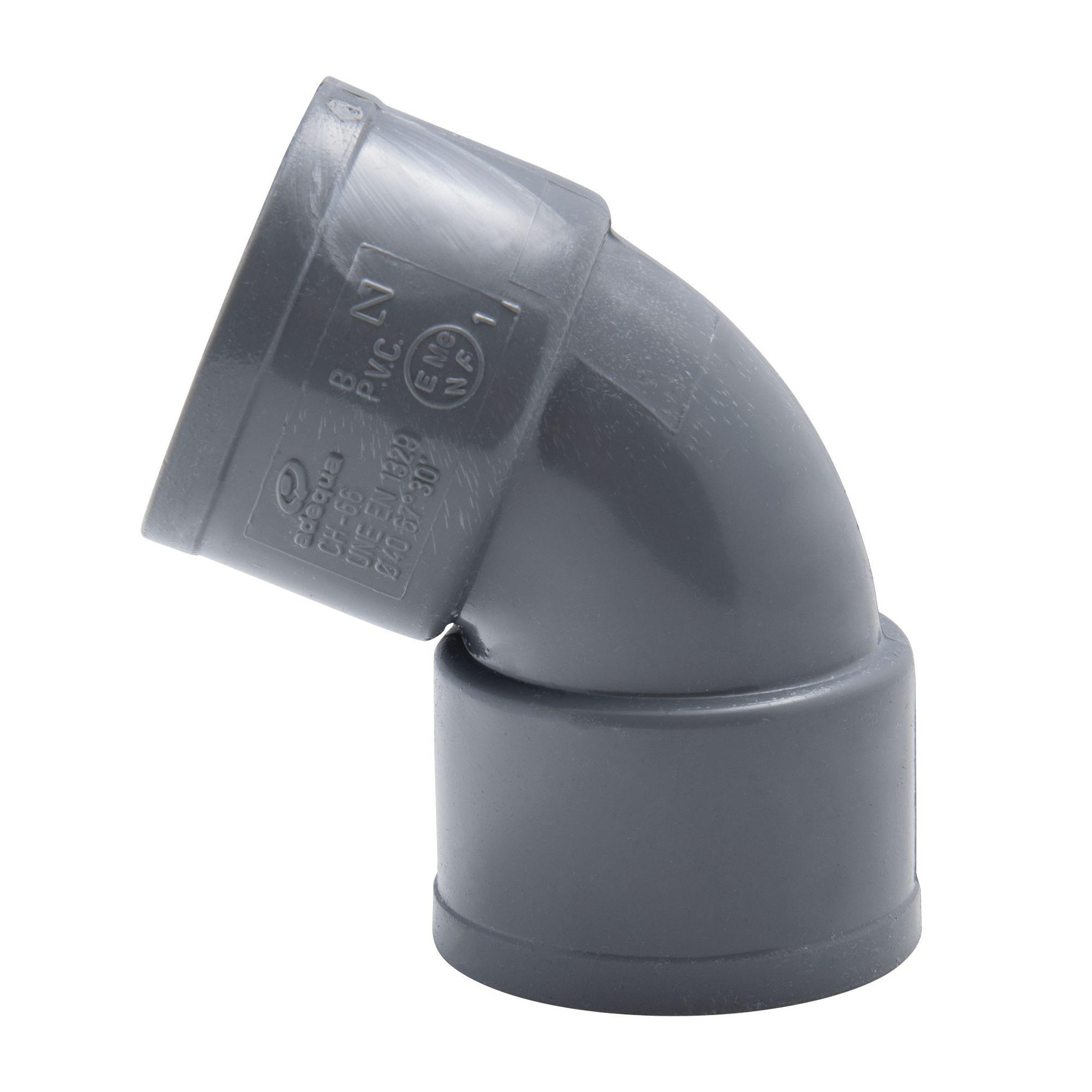 Voir la diapositive 4 : Jardibric Coude femelle-femelle 67° 30° ø40mm sfc