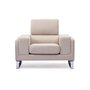 Voir la diapositive 6 : Paris Prix Fauteuil en Tissu  Ezekiel  104cm Beige