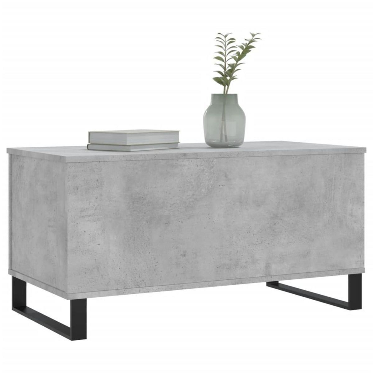 VIDAXL Table basse Gris beton 90x44,5x45 cm Bois d'ingenierie