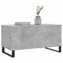 Voir la diapositive 4 : VIDAXL Table basse Gris beton 90x44,5x45 cm Bois d'ingenierie