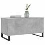Voir la diapositive 4 : VIDAXL Table basse Gris beton 90x44,5x45 cm Bois d'ingenierie