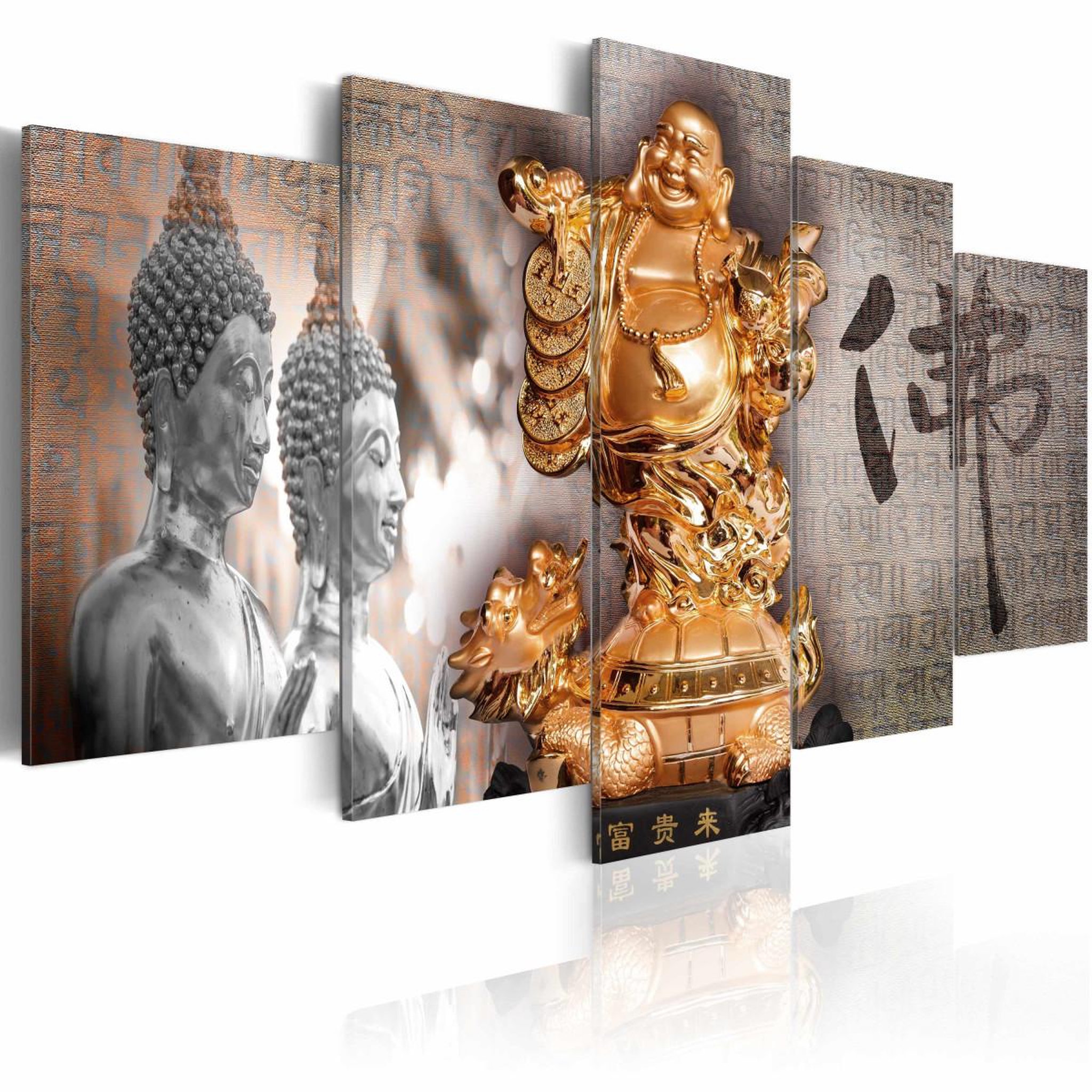 Voir la diapositive 1 : Paris Prix Tableau Imprimé  Smile To Buddha!