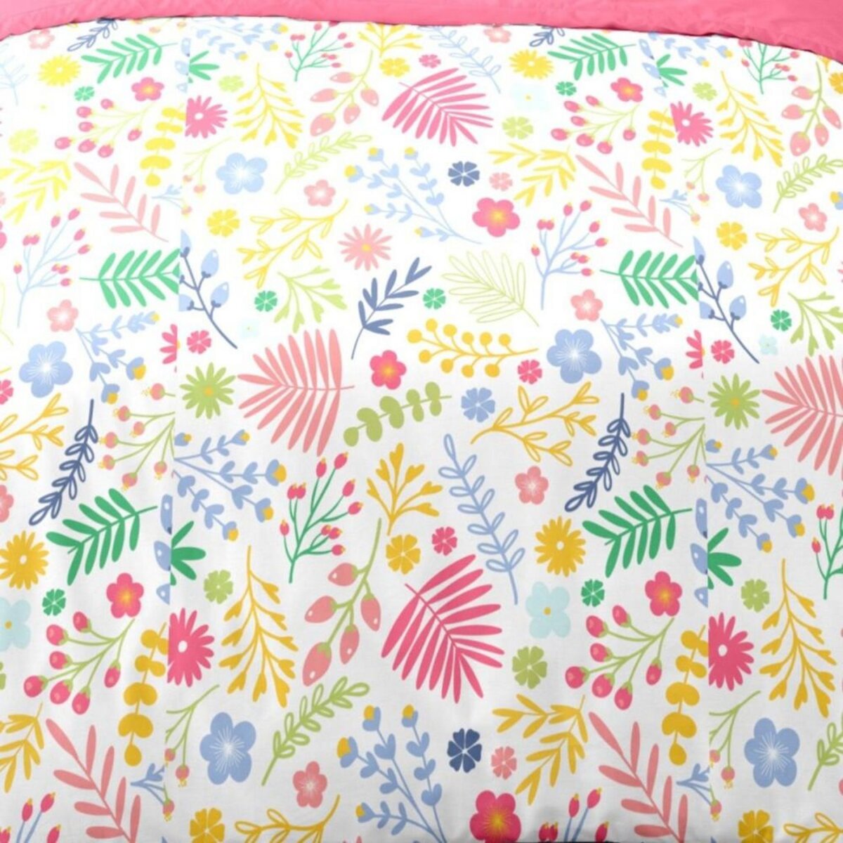 Dourev Housse de couette 140x200 JUST SMILE + 1 taie coton