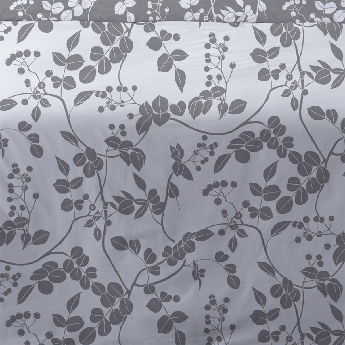 Dourev Housse de couette 240x220 Yuka gris + 2 taies