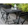 Voir la diapositive 5 : HESPERIDE Table de jardin pliante ronde Greensboro - 2 Places