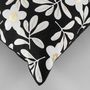 Voir la diapositive 3 : Paris Prix Coussin Déco Imprimé  Wilma  45x45cm Noir