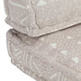 Voir la diapositive 5 : VIDAXL Coussin de canape palette Marron clair Tissu Patchwork
