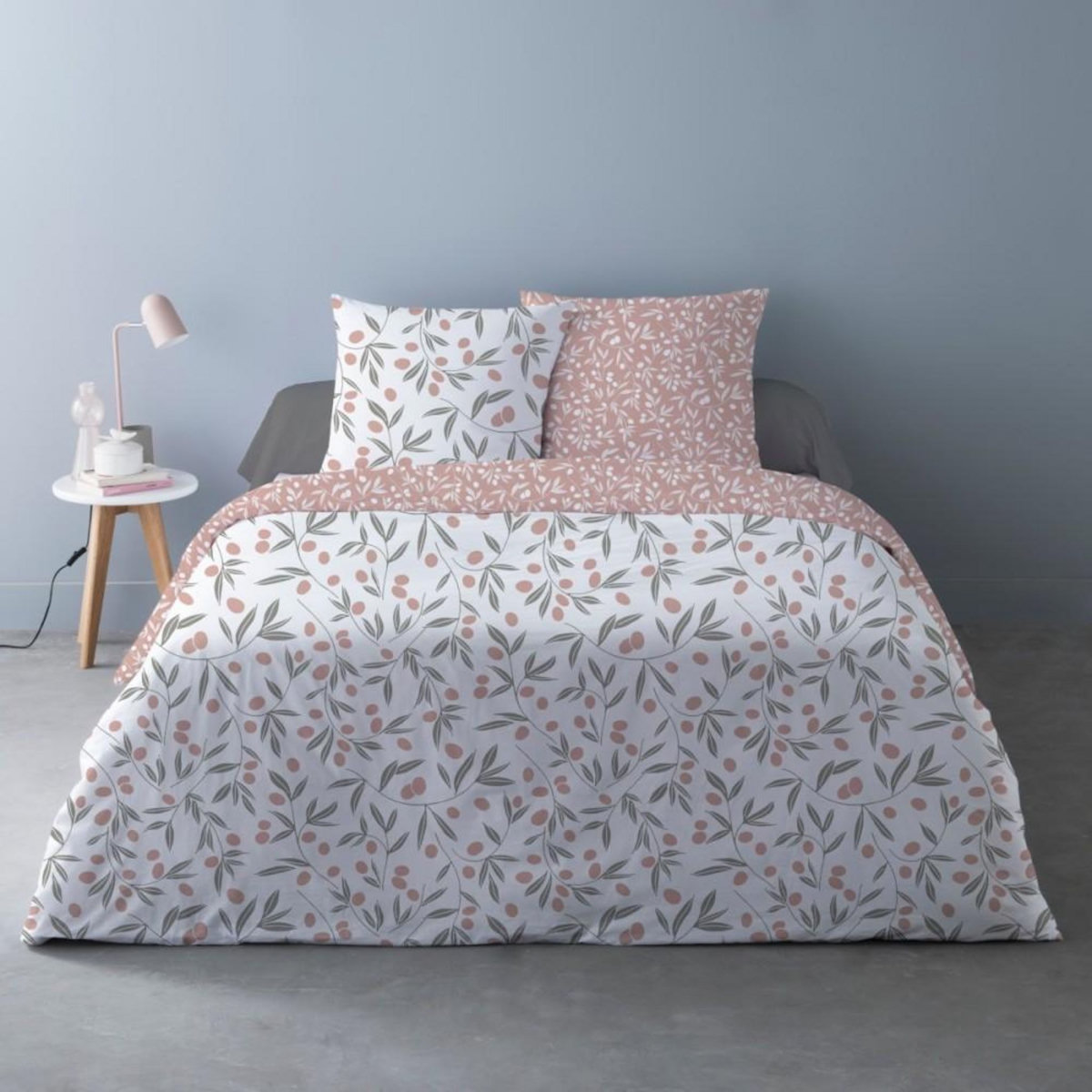 Dourev Housse de couette 240x220 MISAKI ROSE + 2 taies