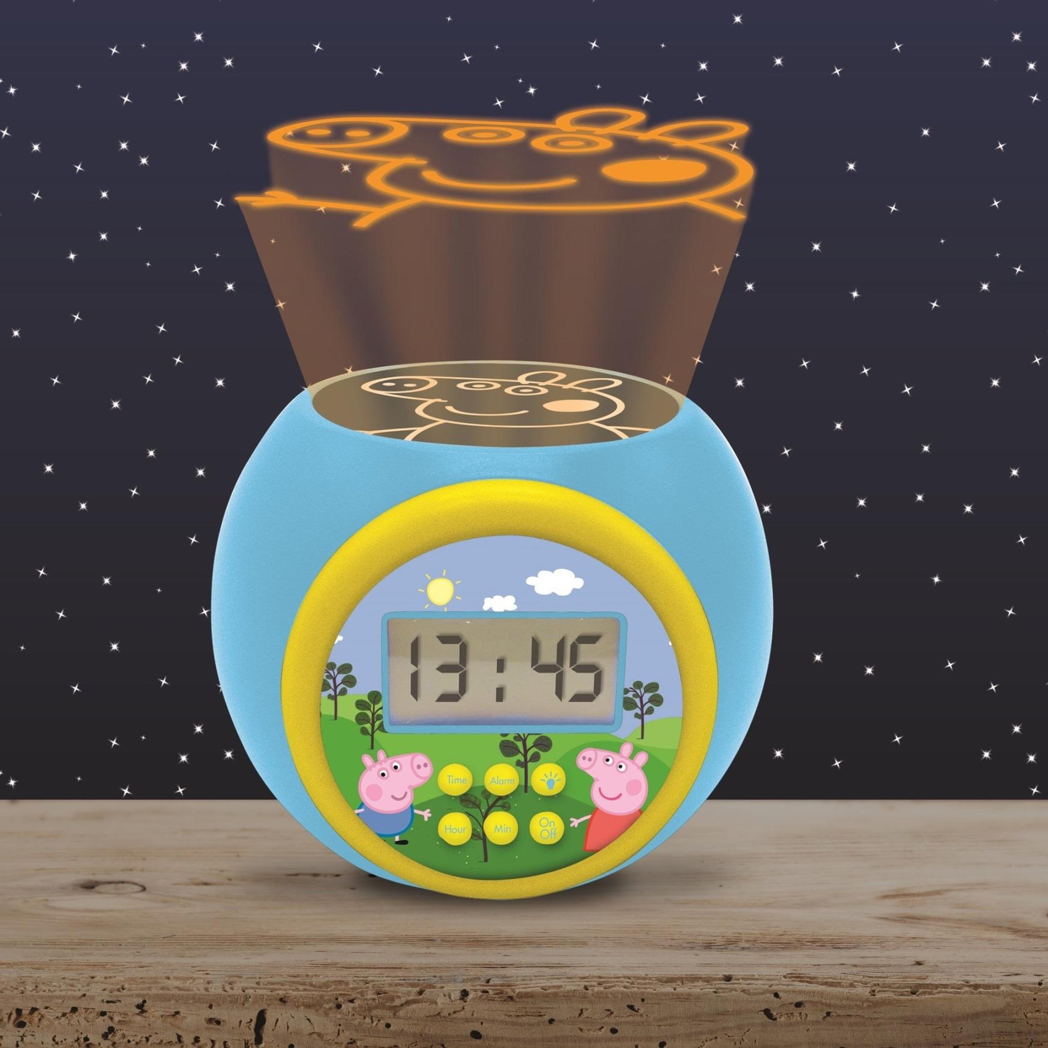 Voir la diapositive 5 : Lexibook Réveil projecteur Peppa Pig
