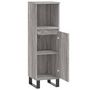 Voir la diapositive 5 : VIDAXL Armoire salle de bain sonoma gris 30x30x100 cm