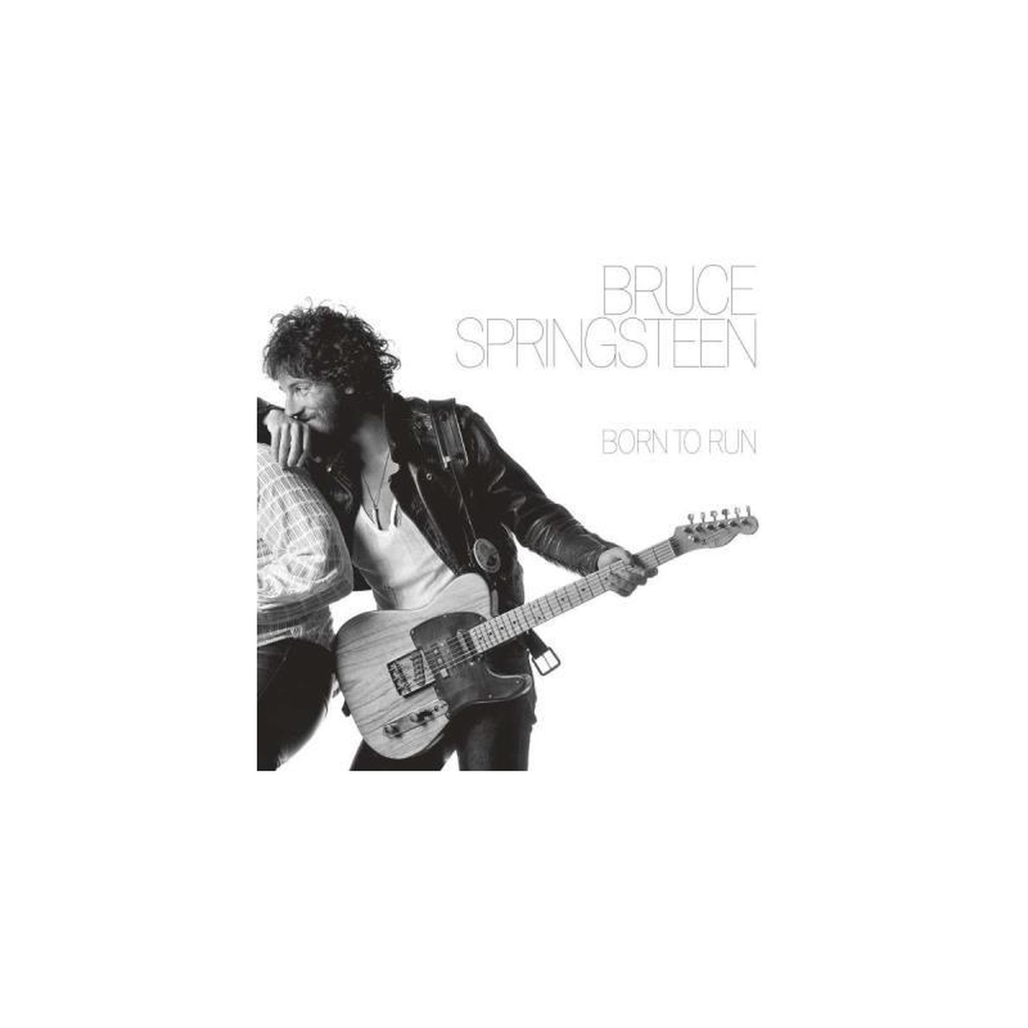 SONY Album vinyle bruce springsteen born to run, couverture noir et blanc sony