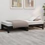 Voir la diapositive 4 : VIDAXL Lit coulissant sans matelas noir 2x(90x190) cm
