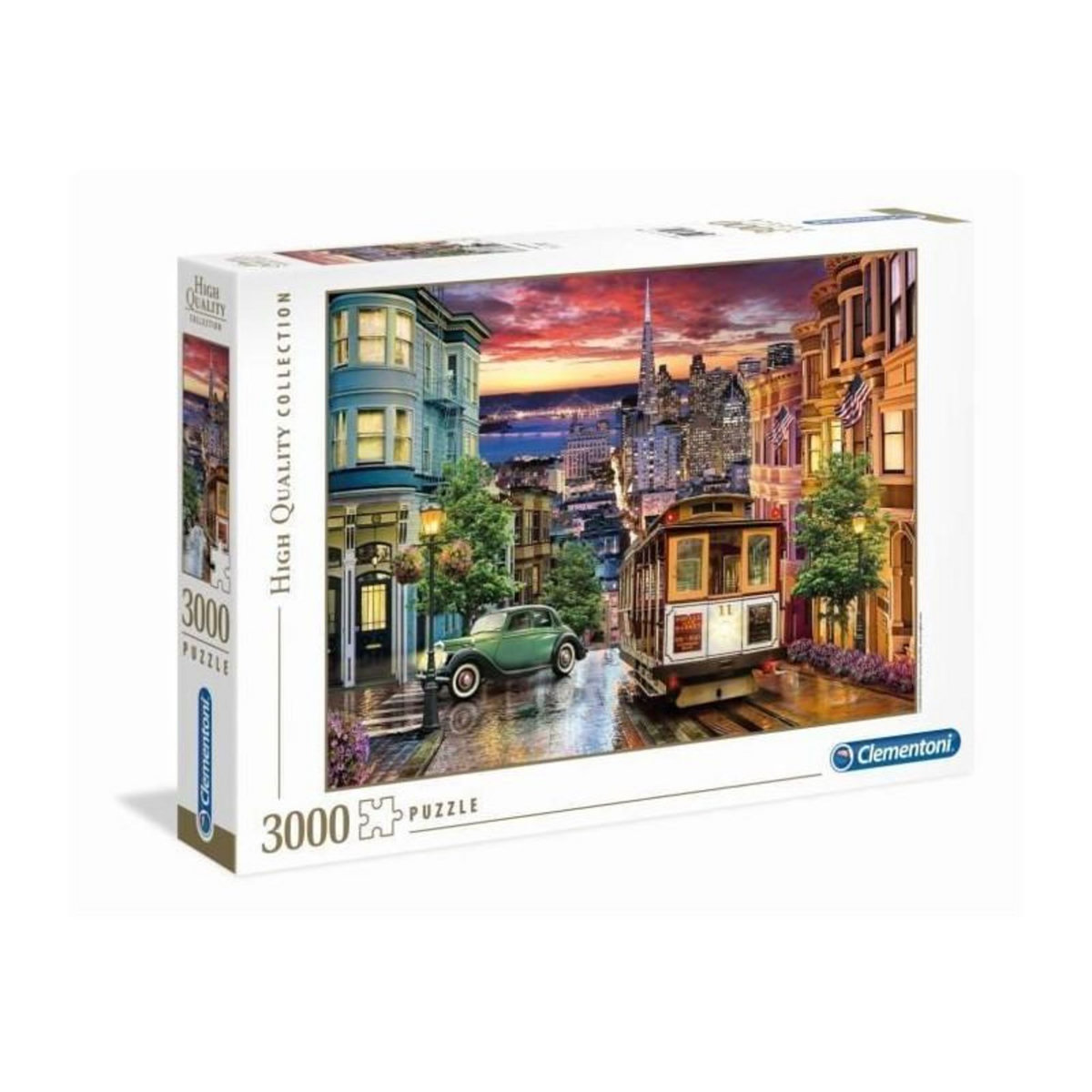 CLEMENTONI Puzzle - Clementoni - San Francisco - 3000 pieces - Multicolore - 119 x 85 cm