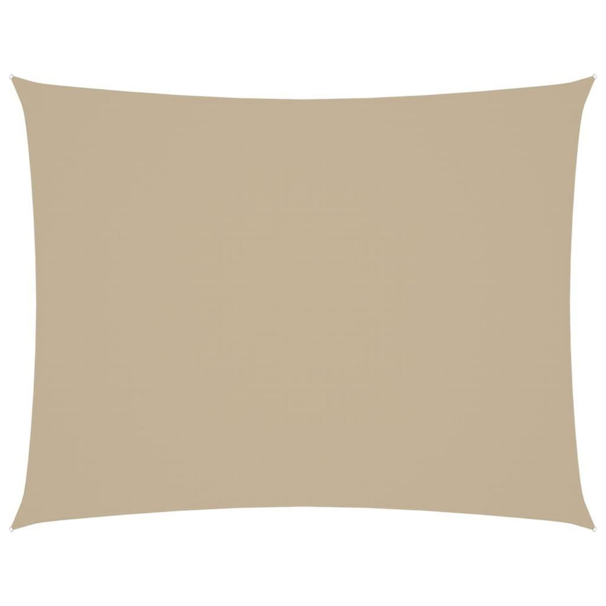 VIDAXL Voile de parasol tissu oxford rectangulaire 2,5x3,5 m beige