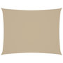 Voir la diapositive 2 : VIDAXL Voile de parasol tissu oxford rectangulaire 2,5x3,5 m beige