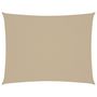 Voir la diapositive 2 : VIDAXL Voile de parasol tissu oxford rectangulaire 2,5x3,5 m beige