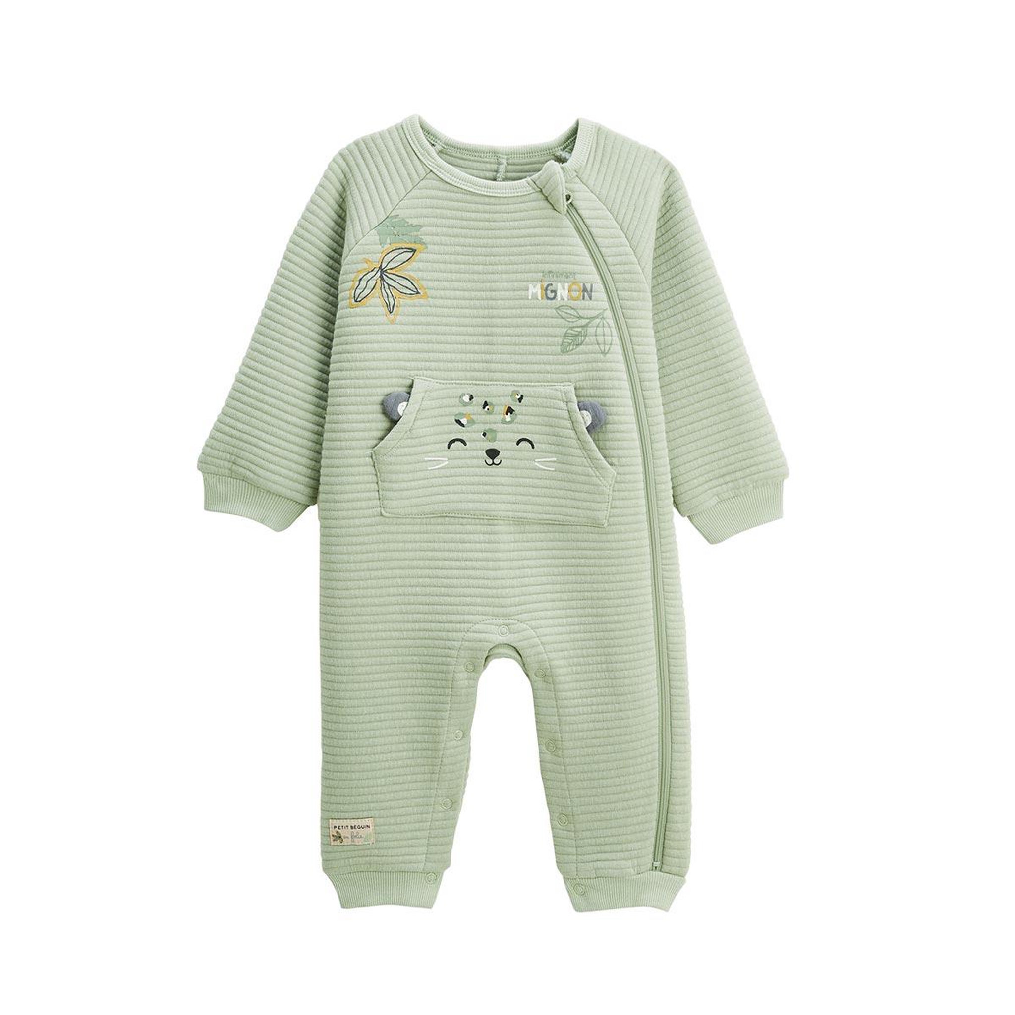 Voir la diapositive 1 : Petit Béguin Surpyjama bébé en coton matelassé Boavista