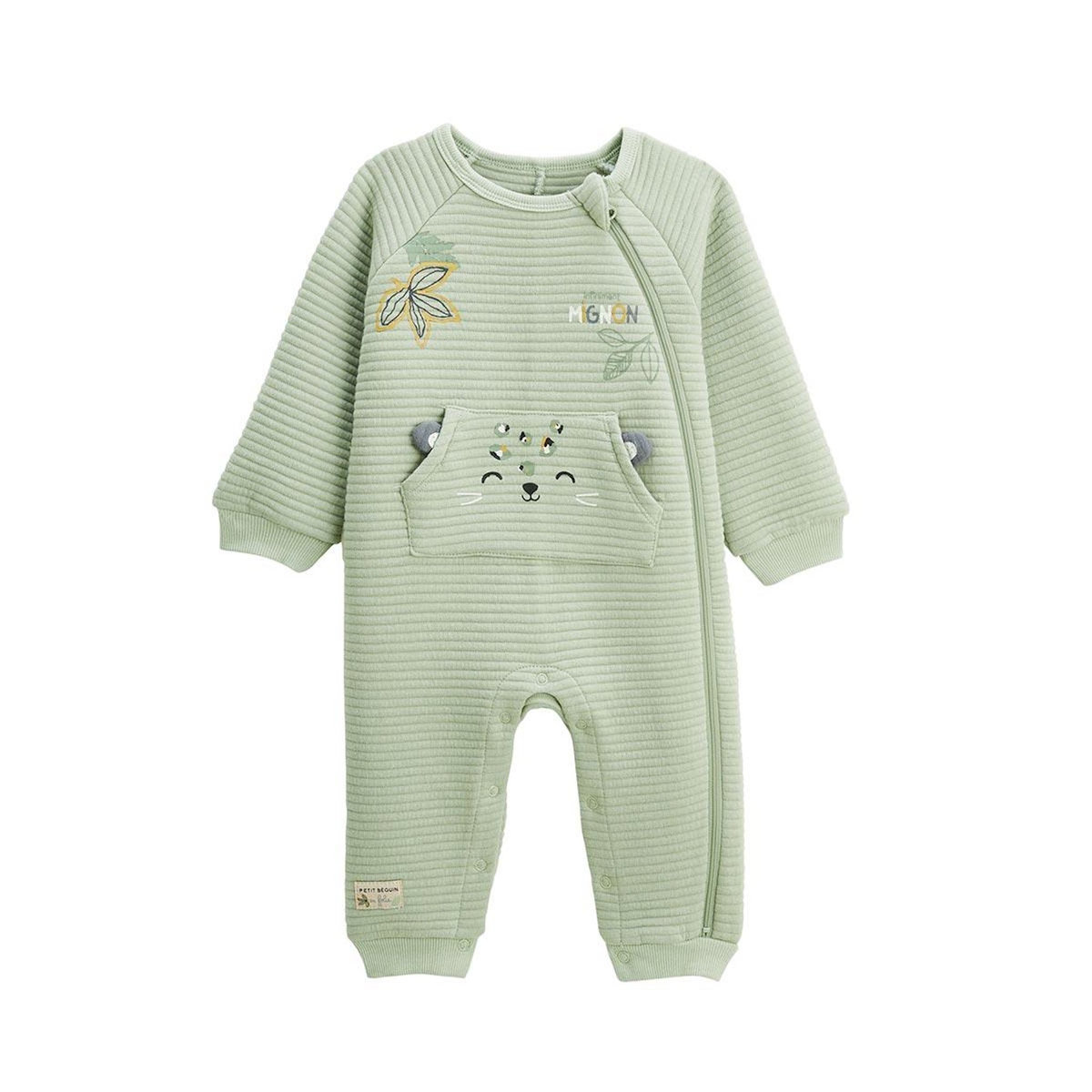 Petit Béguin Surpyjama bébé en coton matelassé Boavista