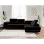 Voir la diapositive 6 : BEST MOBILIER Pablo - canapé d'angle droit - 5 places - convertible avec coffre et têtières réglables - en velours