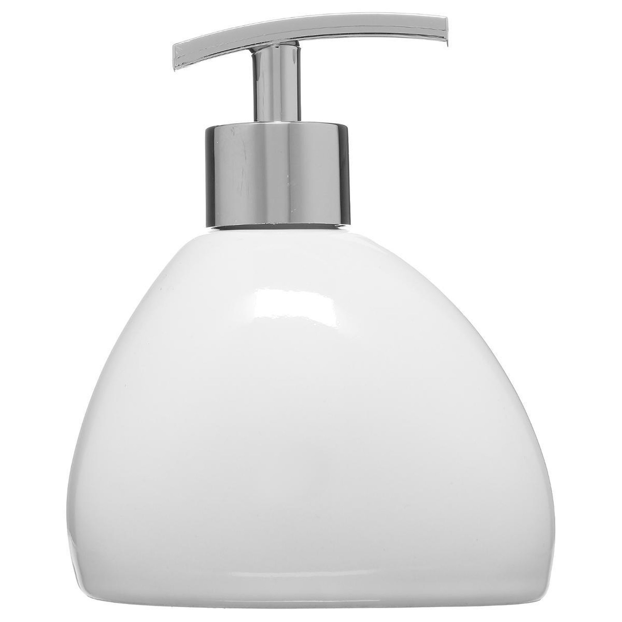 Voir la diapositive 2 : FIVE Distributeur de savon  galet  14cm blanc