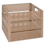 Voir la diapositive 3 : ATMOSPHERA Lot de 4 Caisses de Rangement  Azae  35cm Beige