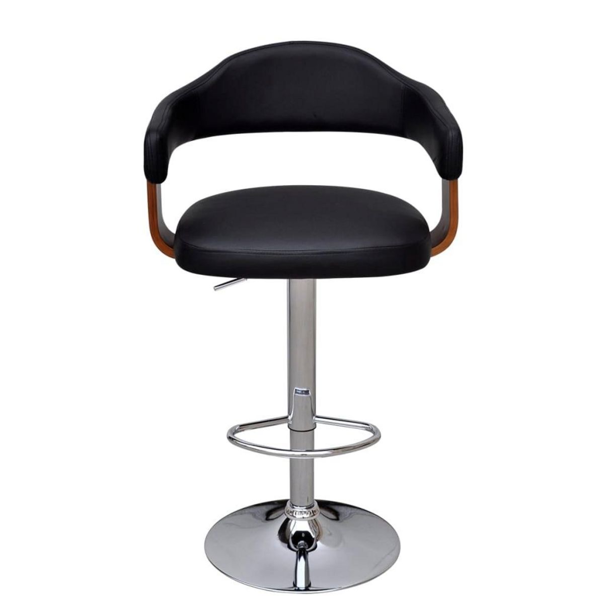 VIDAXL Tabourets de bar lot de 2 bois courbe