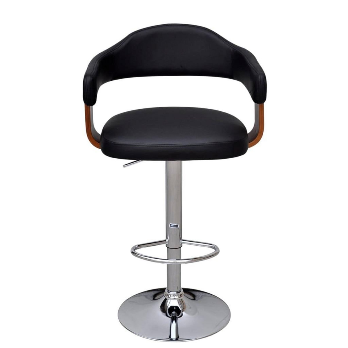 VIDAXL Tabourets de bar lot de 2 bois courbe