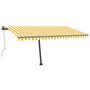 Voir la diapositive 4 : VIDAXL Auvent automatique sur pied 400x300 cm Jaune et blanc