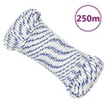 VIDAXL Corde de bateau Blanc 3 mm 250 m Polypropylene