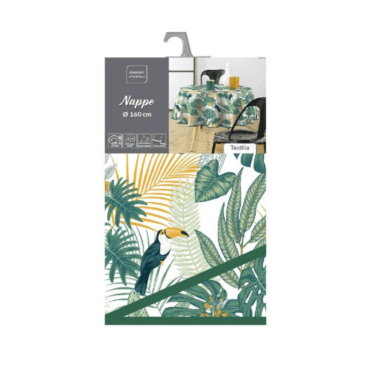 Douceur d'Intérieur Nappe ronde D160 Textilia Guyana