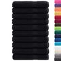 Voir la diapositive 2 : VIDAXL Serviettes de sauna de qualité supérieure SOLUND 10 pcs noir