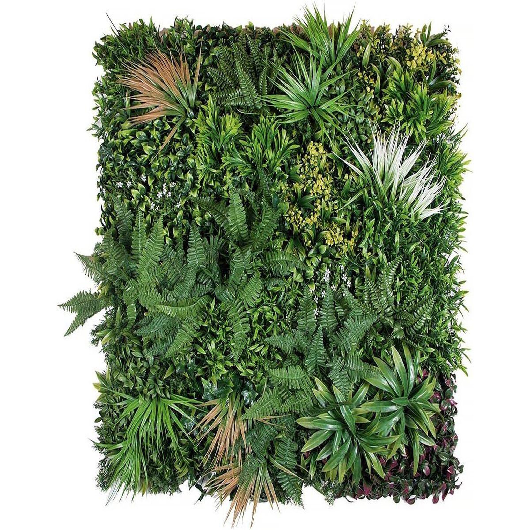Nortene Panneau décoratif Sauvage feuillage synthétique - Vert - 1x1m