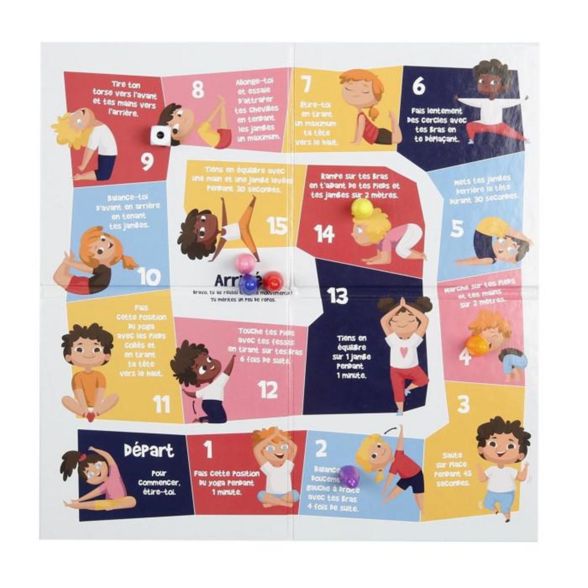 Paris Prix Jeu Enfant  Les Mouvements  28cm Multicolore