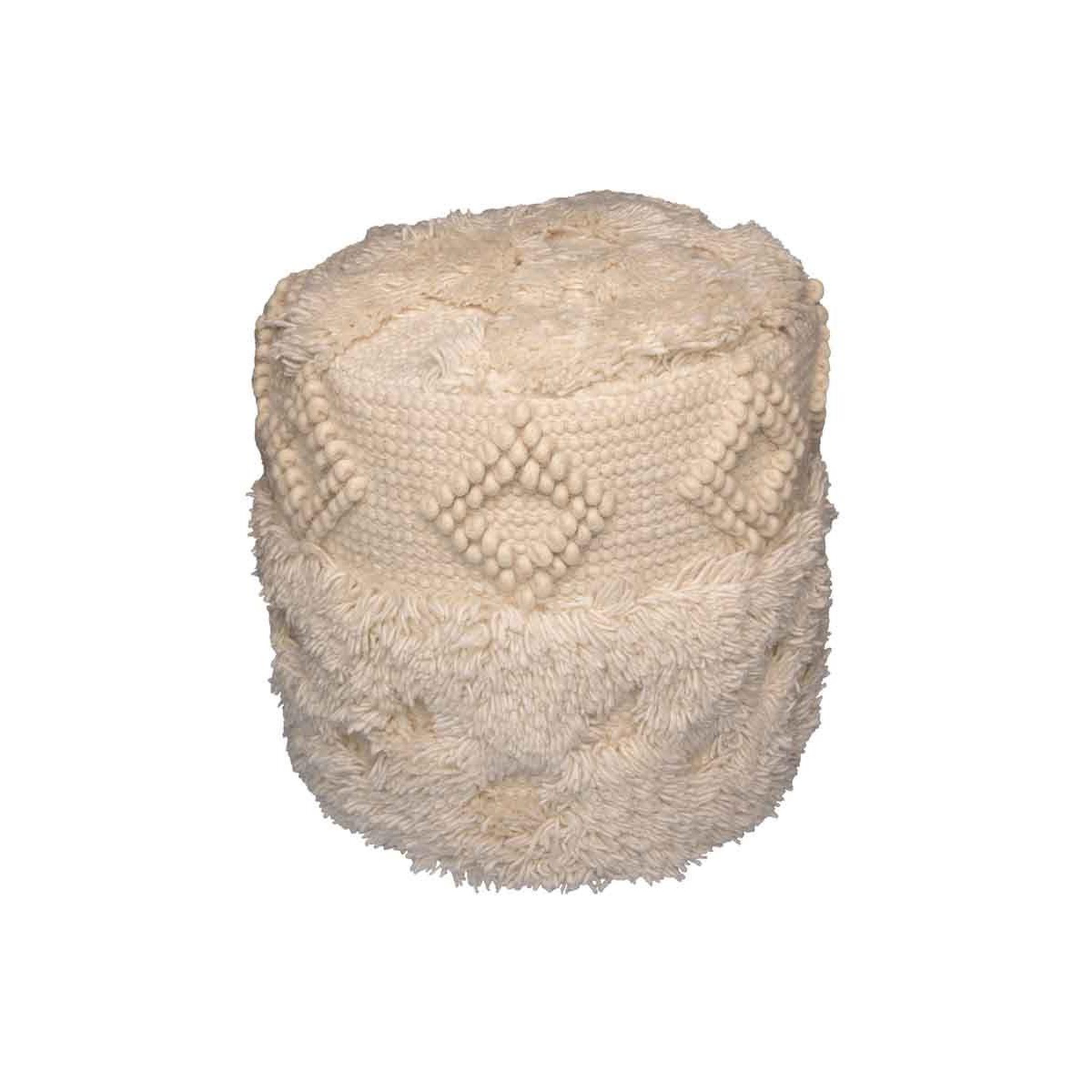 Voir la diapositive 2 : Paris Prix Pouf bohème fait à la main  bohist  35cm naturel