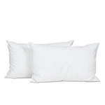 OLYMPE LITERIE OLYMPE LITERIE | Lot de 2 oreillers NATURA | Duvet & Plumess. Coloris disponibles : Blanc