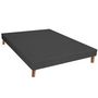 Voir la diapositive 5 : IDLITERIE Ensemble Matelas Ressort 7 zones H.28cm + Sommier Fabriqué en France MAX