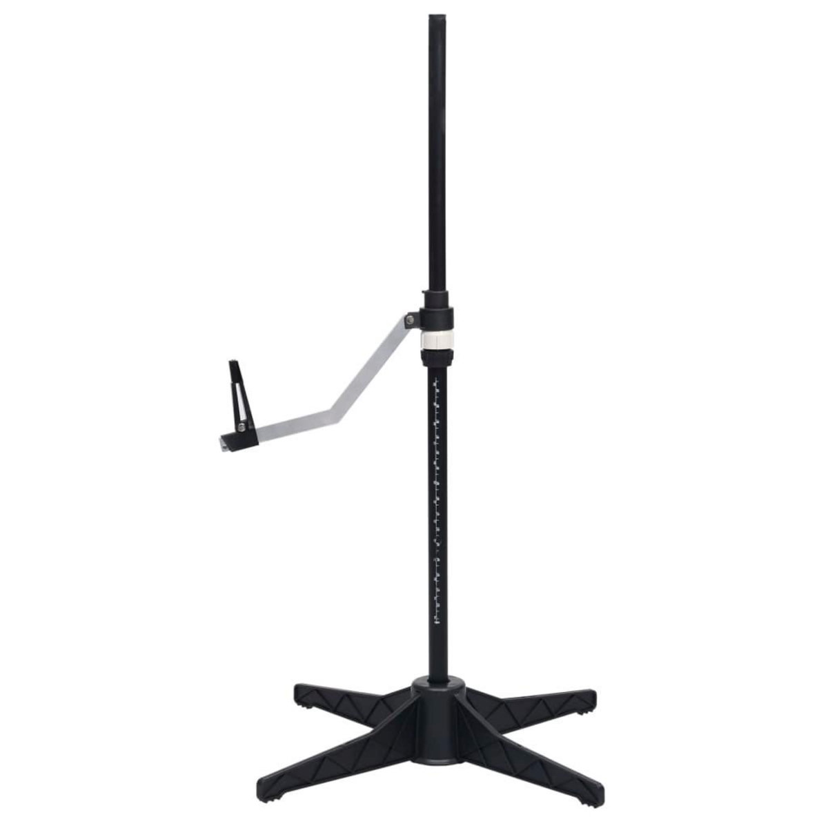 VIDAXL Mannequin de robe ajustable pour femme Noir L Taille 44-50