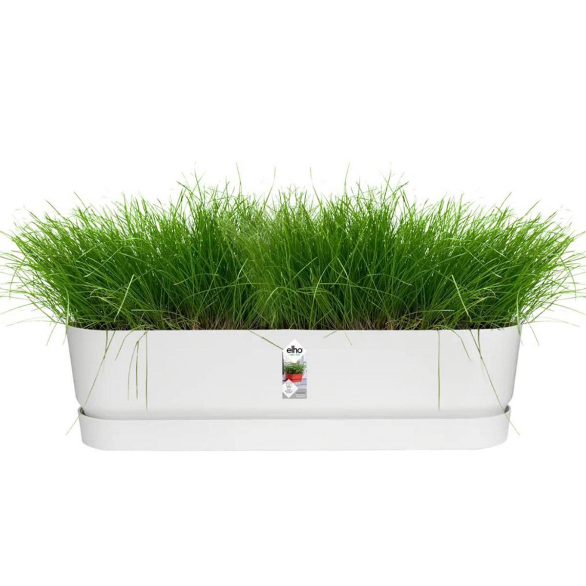 ELHO Balconnière Greenville Long 69 x 19,9 x 18,4 cm - Blanc - Elho