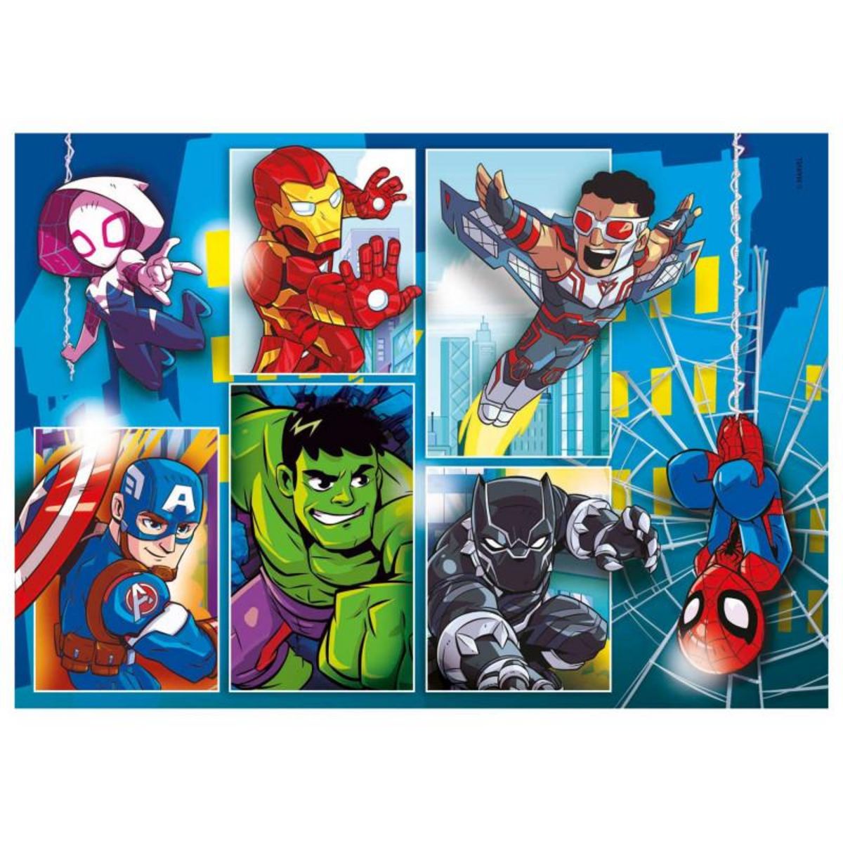 CLEMENTONI Clementoni Puzzle Marvel Superheroes, 2x20st.