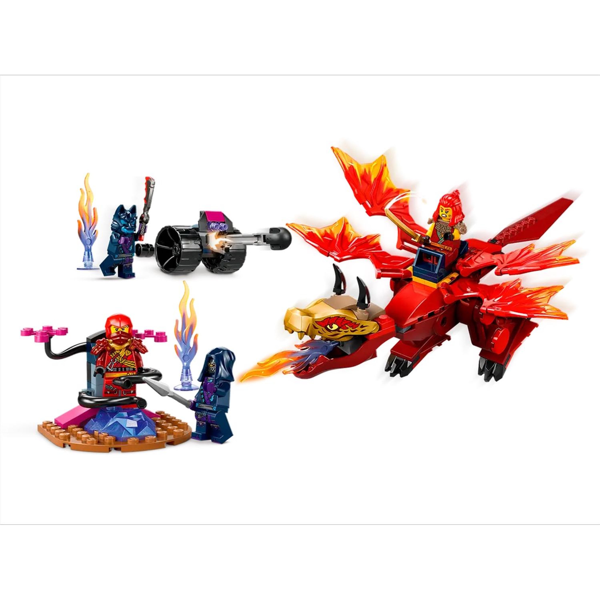 Voir la diapositive 3 : LEGO La bataille du dragon source de Kai
