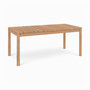 Voir la diapositive 5 : Rendez vous déco Table et chaises de jardin en bois de teck massif 6 personnes-Kora