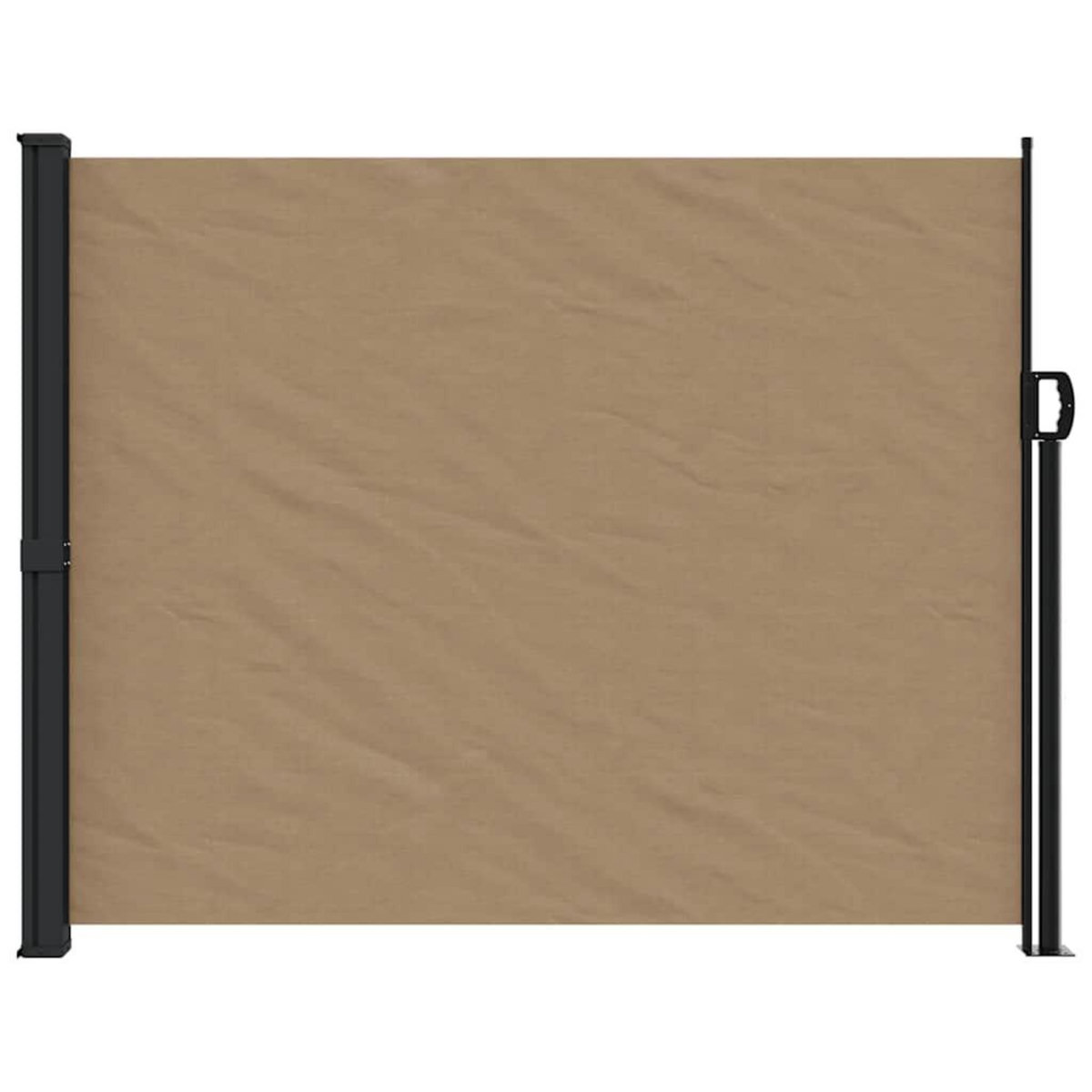 VIDAXL Auvent lateral retractable taupe 160x500 cm